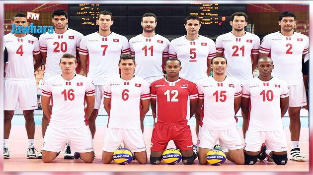 كرة الطائرة : قائمة المنتخب التونسي في الرابطة العالمية
