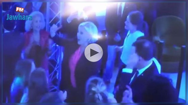 مارين لوبان ترقص.. رغم الهزيمة!