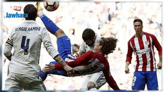 الاتليتيكو - ريال مدريد : تشكيلة الفريقين