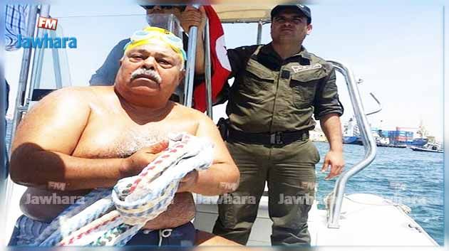 رقم عالمي جديد: نجيب بالهادي يجر باخرة تزن حوالي 1200 طن