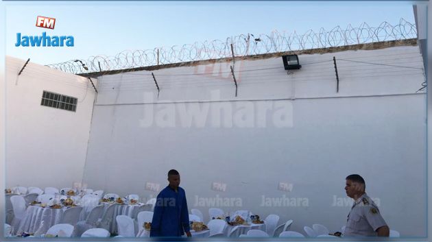 مائدة إفطار لنزلاء سجن المسعدين بسوسة مع عائلاتهم