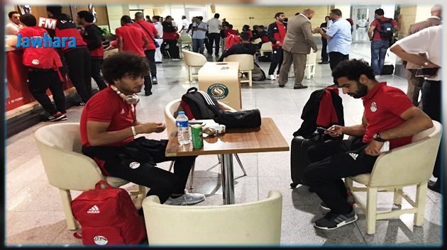 المنتخب المصري يصل الى تونس لمواجهة نسور قرطاج