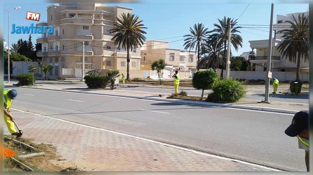 بلدية شط مريم تبدأ حملة نظافة