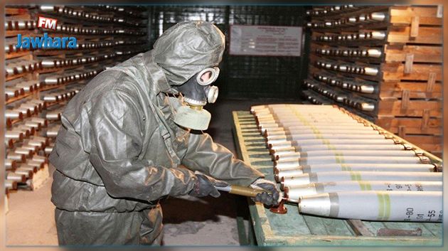 روسيا أتلفت نحو 99 في المائة من مخزون أسلحتها الكيميائية