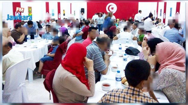 سجن المنستير : إفطار جماعي لمساجين مع عائلاتهم 