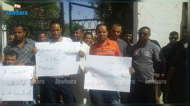 أعوان شركة فسفاط قفصة في اضراب عام 