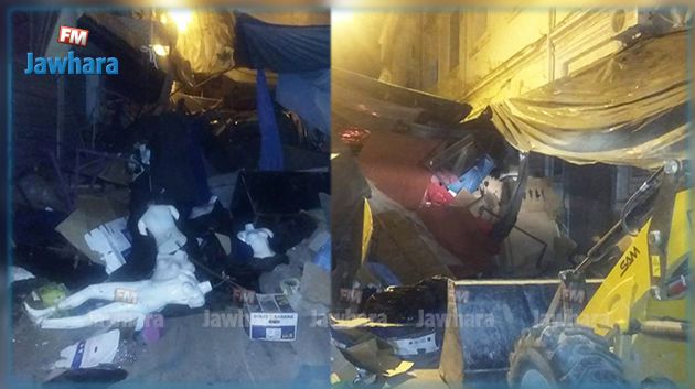 حملة للتصدي للانتصاب الفوضوي في شوارع تونس العاصمة (صور)