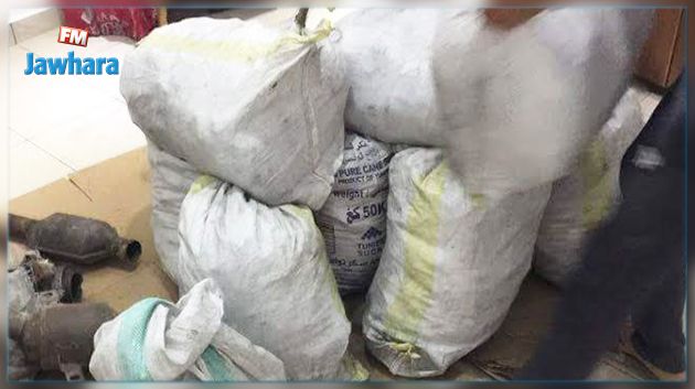 ضبط  عوادم سيارات مهرّبة تُستخدم لاستخراج معادن ثمينة 