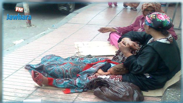 سوسة : إيقاف 4 أمهات يتسوّلن بأطفالهن