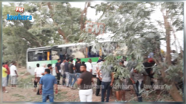 قفصة : إصابات في خروج حافلة عن مسارها