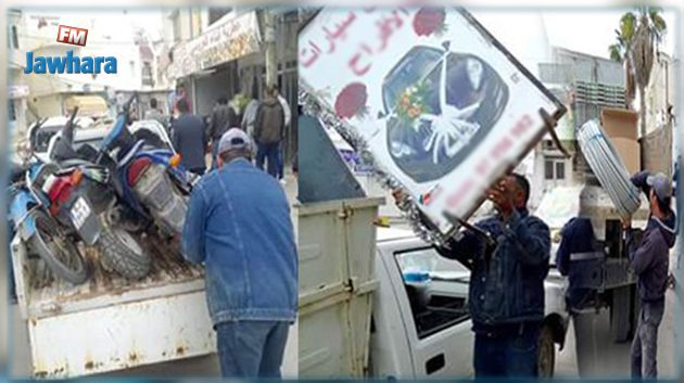 والي سوسة : حملات تحرير الأرصفة متواصلة ولارجعة عنها