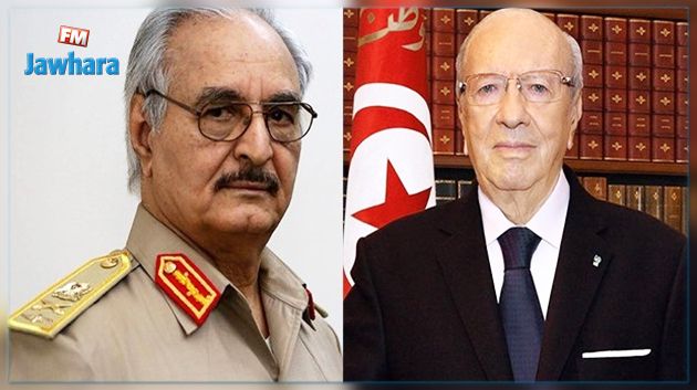 رئيس الجمهورية يجري اتصالا هاتفيا مع خليفة حفتر 