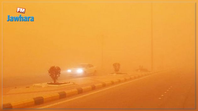 عاصفة ترابية في سوسة : توضيح من المعهد الوطني للرصد الجوي 