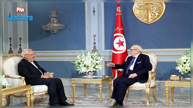 لقاء بين قايد السبسي والغنوشي