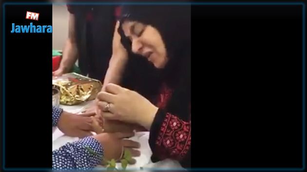 والدة شهيد الأقصى تزف ابنها عريسا