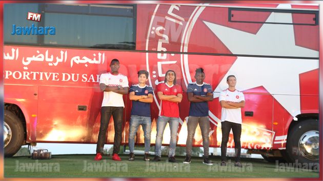 النجم يقدم منتدبيه الجدد و الحافلة الجديدة 