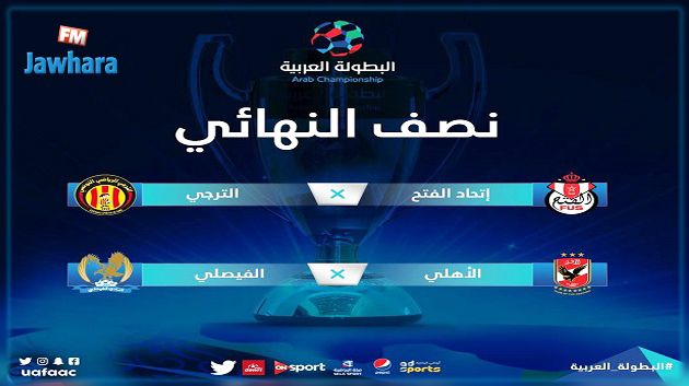 البطولة العربية : الترجي يواجه الفتح الرباطي في نصف النهائي 