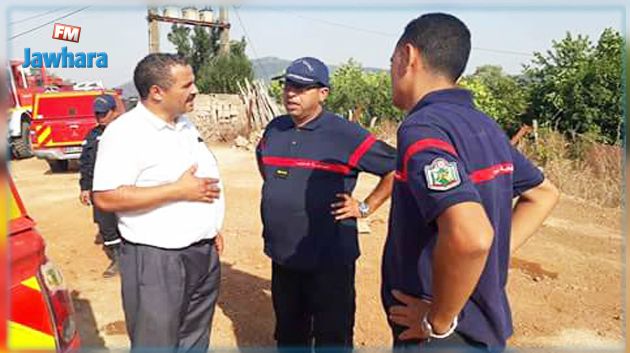 بنزرت : عوامل طبيعية ومناخية تعيق المجهودات للسيطرة على حريق جبل