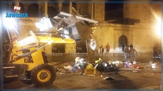 حملة للقضاء على الانتصاب الفوضوي في شوارع العاصمة