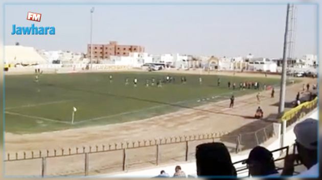 إنطلاق مقابلة أولمبيك مدنين و الترجي الرياضي بنصف ساعة من التأخير