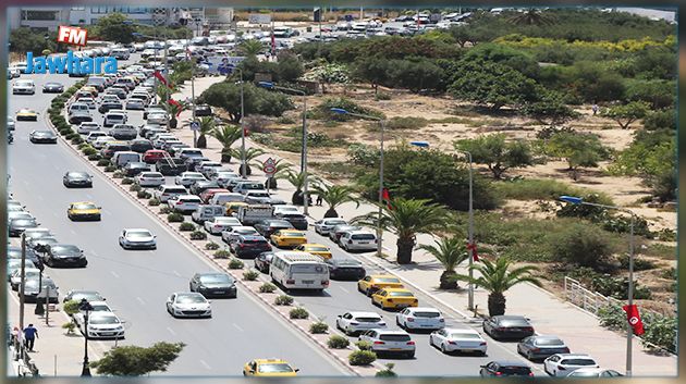 صورة اليوم : اختناق مروري في سوسة 