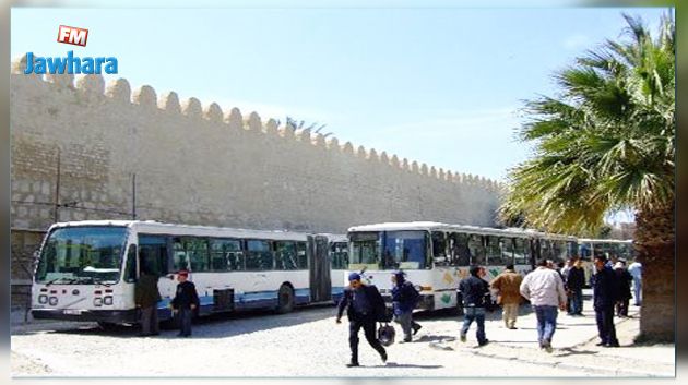 شركة النقل بالساحل : تجهيز حافلات بالانترنت وكاميرات مراقبة 