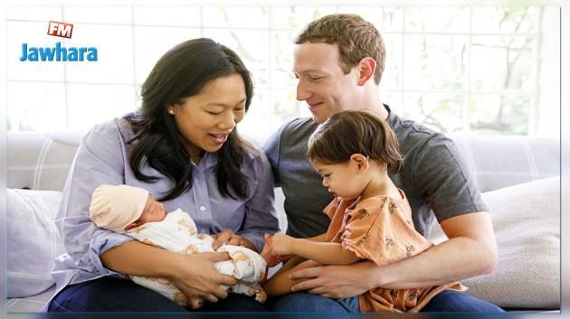 مؤسس الفيسبوك يعلن قدوم ابنته الثانية