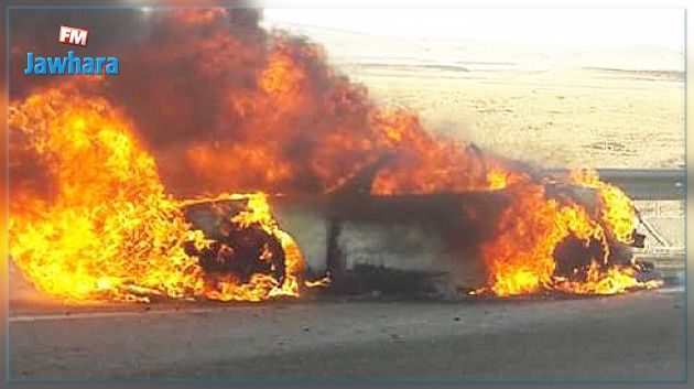 القيروان : وفاة شخص في احتراق سيارة