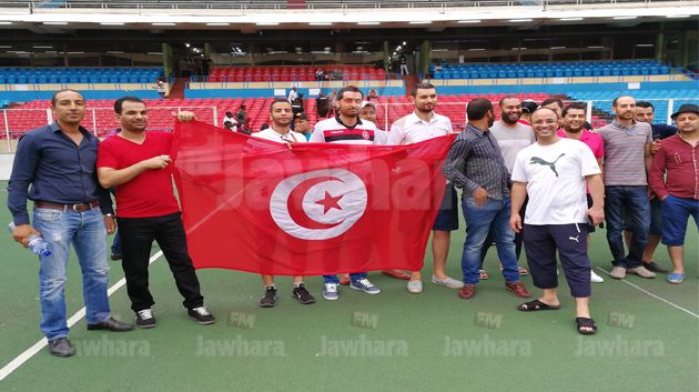 جماهير المنتخب تساند النسور في كينشاسا