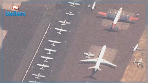 هروب جماعي لمئات الطائرات بسبب إعصار ايرما
