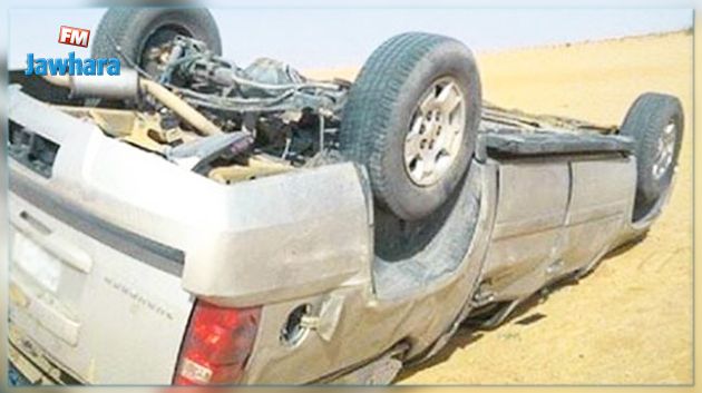 كانوا متجهين خلسة نحو ليبيا : إصابة 13 إفريقيا في انقلاب سيارتهم ببن قردان 