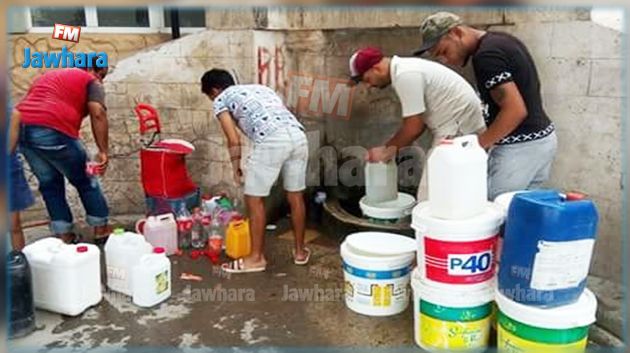 انقطاع الماء الصالح للشرب بمدينتي تالة والكاف