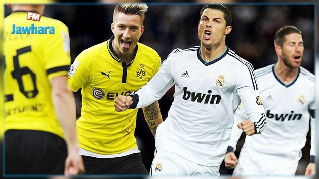دوري ابطال اوروبا : بوروسيا دورتموند يستقبل ريال مدريد