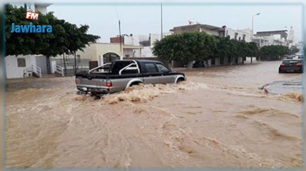 سليانة : أمطار غزيرة تجرف طفلة