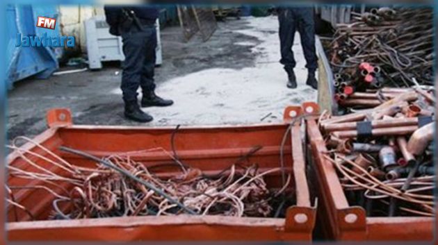المهدية : حجز شاحنة محمّلة بكمية من النحاس المهرب