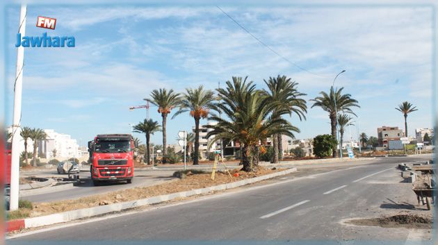 غلق جزء من الطريق الرابطة بين المنستير والوردانين بداية من الاثنين المقبل