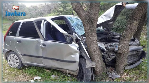 جندوبة : وفاة شخصين في حادث مرور