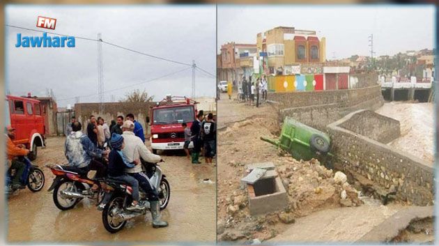قفصة: الحماية المدنية تتدخل اثر تهاطل الأمطار 