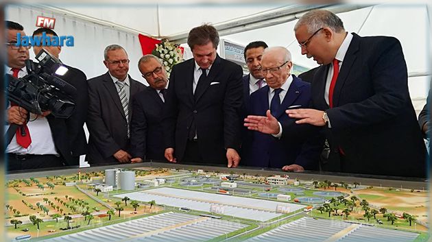 رئيس الجمهورية يطلع على سير أشغال محطة التطهير سوسة حمدون