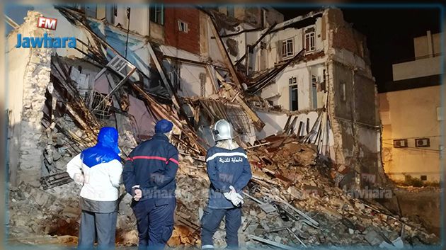 الشاهد يأذن بفتح تحقيق حول ملابسات انهيار بناية سكنية في سوسة