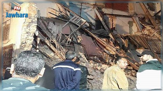 انهيار بناية في سوسة : تواصل عمليات البحث عن 4 مفقودين