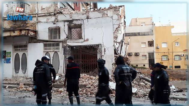 5 مصابين في حادثة بناية سوسة حالتهم مستقرة