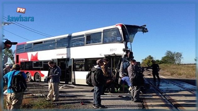 مقتل 16 شخصا في اصطدام حافلة ركاب بقطار في روسيا
