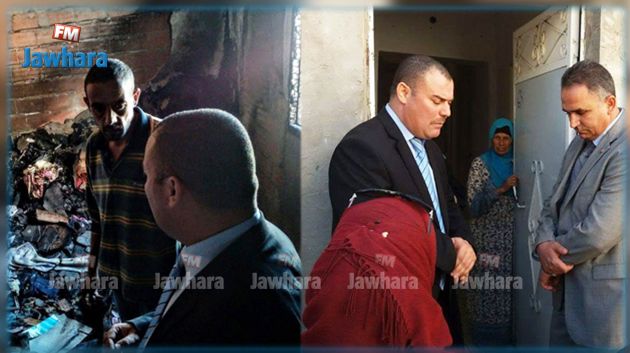 احتراق منزل في المهدية: والي الجهة يتعهّد بإجراء الإصلاحات الضرورية