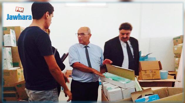 الكشف عن مستودع لتخزين المستلزمات الطبية منتهية الصلوحية