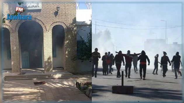 والي قبلي : عناصر استغلوا احتجاجات الأهالي لإحراق المعتمدية..وايقاف 3 أشخاص