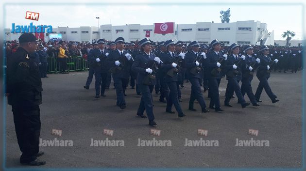 القيروان : وزير الداخلية يشرف على حفل تخرّج دورة حفاظ الأمن الوطني (صور)
