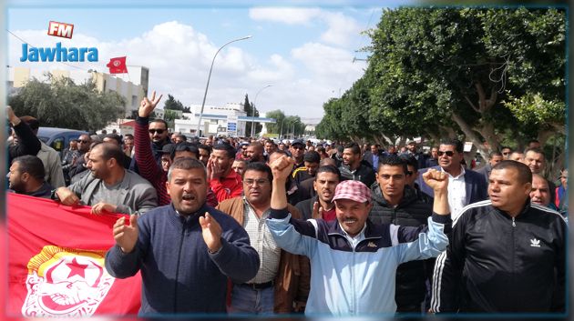سليانة : مسيرة احتجاجية رفضا لخيمة دعوية للنهضة وتهديد بالتصعيد