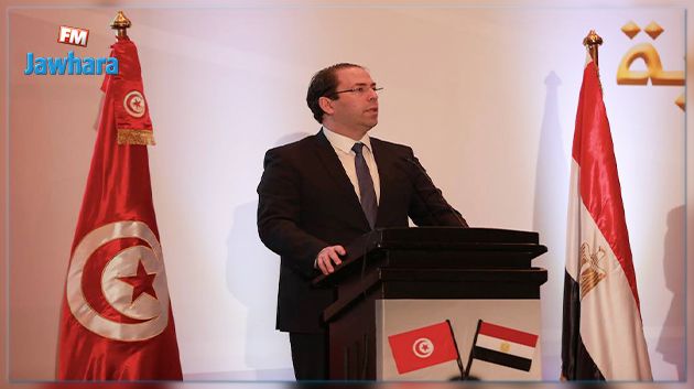 الشاهد يدعو إلى الارتقاء بالعلاقات الإقتصادية بين تونس ومصر