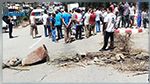 محتجون يقطعون الطريق بين الطويرف والكاف‎
